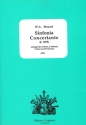 Sinfonia concertante KV297b for 2 oboes, 2 clarinets, 2 horns and 2 bassoons,  score and parts