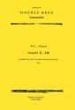 Sonate C-Dur KV448 fr 2 Oboen, 2 Englischhrner und 2 Fagotte Partitur und Stimmen