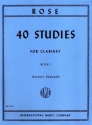 40 Studies vol.1 for clarinet