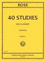 40 Studies vol.2 for clarinet DRUCKER, STANLEY, ED.