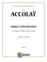 3 concertinos for violin and piano