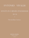 Sonata in e minor RV50 for flute and basso continuo