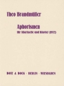 Aphorismen  (1972) fr Klarinette und Klavier