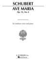 Ave Maria fr mittlere Stimme und Klavier (dt/en/la)