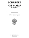 Ave Maria op.52,6 for low voice and piano (dt/la/en)