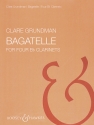 Bagatelle for 4 clarinets Partitur und Stimmen