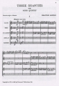 3 Shanties for wind quintet (flute, oboe, clarinet, bassoon, horn)  score