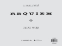 Requiem op.48 for soli, chorus and orchestra (en/la) organ score