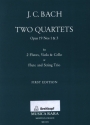 2 Quartette op.19,1 und op.19,3 fr 2 Flten, Viola und Cello (Flte und Streichtrio) Stimmen