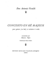 Concerto en re majeur pour guitare (luth) et piano archive copy