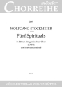 5 Spirituals in Stzen fr gem Chor (SATB) und Instrumentalbass Chorpartitur mit bassbegl.