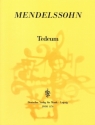 Tedeum fr Soli, Doppelchor und Bc Partitur und Bass-Stimme