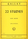 22 Studies for horn
