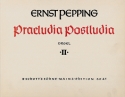 Praeludia - Postludia Band 2 fr Orgel