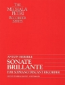 Sonate brillante for soprano (descant) recorder