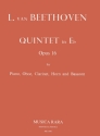 Quintett Es-Dur op.16 fr Klavier, Oboe, Klarinette, Horn and Fagott Partitur und Stimmen
