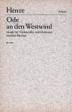 Ode an den Westwind fr Violoncello und Orchester Studienpartitur