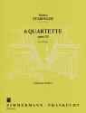 6 Quartette op.6 fr 4 Flten Partitur und Stimmen