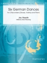 6 German Dances for 2 recorders (oboes, violins) and piano score