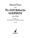 Selected pieces from 'The Jazz Method' for saxophone - grades 1-3