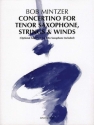 Concertino for tenor saxophone, strings and winds Partitur