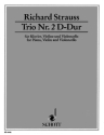 Trio D-Dur Nr.2 o.op. AV53 (1878) fr Violine, Violoncello und Klavier Stimmen