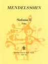 Sinfonia D-Dur Nr.2 fr Streichorchester Partitur