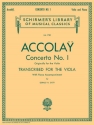 Concerto d minor no.1 for viola and piano