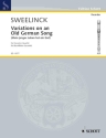 Variations on an old german song fr SATB Blockflten Partitur