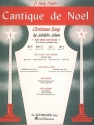 Cantique de Noel for low voice and piano