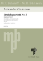 Streichquartett G-Ddur Nr.3 op.26 fr Streichquartett Studienpartitur