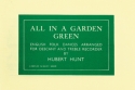 All in a garden - green english folk dances for descant and treble recorders treble recorder