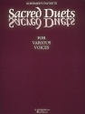 Sacred Duets for various voices and piano (engl) score
