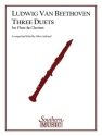 3 Duets for flute (oboe, violin) and clarinet 2 parts