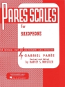 Pares Scales for saxophone for individual study and like- instrument class instruction
