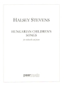 Hungarian Children's Songs for cello and piano