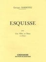 Esquisse pour cor, flte et piano (harpe)