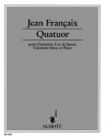Quartett fr Klarinette, Bassetthorn, Bassklarinette und Klavier Partitur und Stimmen