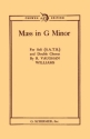 Mass g minor for satb soli and double chorus, organ ad lib. score (la)