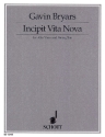 Incipit vita nova for alto voice and string trio 4 parts