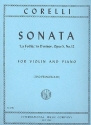 Sonata la follia d minor op.5,12 for violin and piano