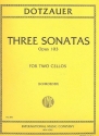 3 Sonatas op.103 for 2 cellos