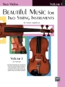 Beautiful Music for 2 string instruments vol.1 for 2 violas 1st position