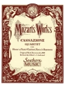 Cassazione for woodwind quartet score and parts