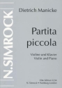 Partita Piccola fr Violine und Klavier
