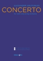Concerto for violin and string orchestra score