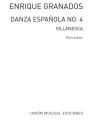 Danza espagnola no.4 (Villanesca) para piano