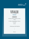 Konzert a-Moll RV463 fr Oboe, Streicher und Bc fr Oboe und Klavier