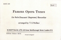 Famous Opera Tunes vol.1: for descant recorder