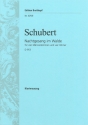 Nachtgesang im Walde D913 fr 4 Mnnerstimmen (TTBB) und 4 Hrner Klavierauszug